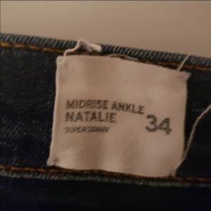 Hudson Jeans Natalie Super Skinny Midrise Ankle